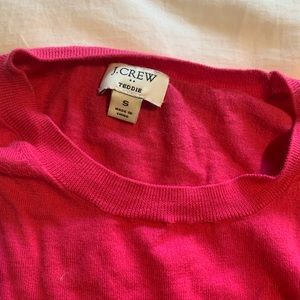 J crew pink teddie